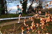 22 January 2022; Donal Devane of Ireland during the World Athletics Northern Ireland International Cross Country at Billy Neill MBE Country Park in Belfast. Photo by Ramsey Cardy/Sportsfile