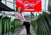 28 January 2022; Grace Davitt has been announced as Virgin Media Televisions newest rugby pundit ahead of the 2022 Six Nations rugby championship kicking off next week in a historic partnership with RTÉ. Photo by Brendan Moran/Sportsfile