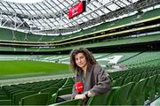 28 January 2022; Jenny Murphy has been announced as Virgin Media Televisions newest rugby pundit ahead of the 2022 Six Nations rugby championship kicking off next week in a historic partnership with RTÉ. Photo by Brendan Moran/Sportsfile