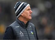 23 January 2022; Limerick manager John Kiely during the 2022 Co-op Superstores Munster Hurling Cup Final match between Limerick and Clare at Cusack Park in Ennis, Clare. Photo by Ray McManus/Sportsfile