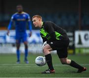25 January 2022; Dundalk goalkeeper Nathan Shepperd during the pre-season friendly match between Dundalk and Bohemians at Oriel Park in Dundalk, Louth. Photo by Ramsey Cardy/Sportsfile