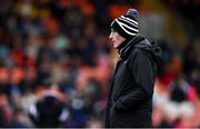 16 January 2022; Kilcoo manager Mickey Moran before the AIB Ulster GAA Football Club Senior Championship Final match between Derrygonnelly Harps and Kilcoo at the Athletic Grounds in Armagh. Photo by Ramsey Cardy/Sportsfile