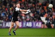 16 January 2022; Aaron Morgan of Kilcoo during the AIB Ulster GAA Football Club Senior Championship Final match between Derrygonnelly Harps and Kilcoo at the Athletic Grounds in Armagh. Photo by Ramsey Cardy/Sportsfile