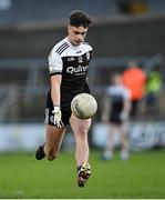 16 January 2022; Shealin Johnston of Kilcoo during the AIB Ulster GAA Football Club Senior Championship Final match between Derrygonnelly Harps and Kilcoo at the Athletic Grounds in Armagh. Photo by Ramsey Cardy/Sportsfile