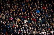 16 January 2022; Supporters during the AIB Ulster GAA Football Club Senior Championship Final match between Derrygonnelly Harps and Kilcoo at the Athletic Grounds in Armagh. Photo by Ramsey Cardy/Sportsfile