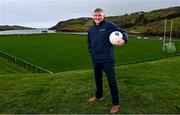 26 January 2022; The Allianz Football League was officially launched today. This is the 30th season that Allianz has sponsored the Allianz Leagues, making it one of the longest sponsorships in Irish sport. Pictured at the launch at Kilcar GAA Club is former Donegal footballer Martin McHugh who played in the first year of the Allianz sponsorship. Photo by Sam Barnes/Sportsfile