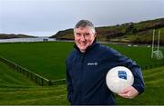 26 January 2022; The Allianz Football League was officially launched today. This is the 30th season that Allianz has sponsored the Allianz Leagues, making it one of the longest sponsorships in Irish sport. Pictured at the launch at Kilcar GAA Club is former Donegal footballer Martin McHugh who played in the first year of the Allianz sponsorship. Photo by Sam Barnes/Sportsfile