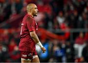 23 January 2022; Simon Zebo of Munster during the Heineken Champions Cup Pool B match between Munster and Wasps at Thomond Park in Limerick. Photo by Piaras Ó Mídheach/Sportsfile