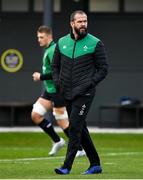 26 January 2022; Head coach Andy Farrell during Ireland Rugby squad training at IRFU HPC at the Sport Ireland Campus in Dublin. Photo by Brendan Moran/Sportsfile