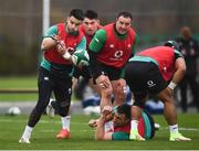 26 January 2022; Conor Murray during Ireland Rugby squad training at IRFU HPC at the Sport Ireland Campus in Dublin. Photo by David Fitzgerald/Sportsfile