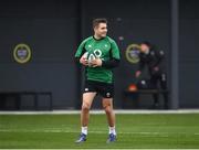 26 January 2022; Jordan Larmour during Ireland Rugby squad training at IRFU HPC at the Sport Ireland Campus in Dublin. Photo by David Fitzgerald/Sportsfile
