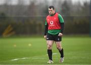 26 January 2022; Cian Healy during Ireland Rugby squad training at IRFU HPC at the Sport Ireland Campus in Dublin. Photo by David Fitzgerald/Sportsfile