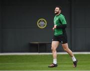 26 January 2022; Robbie Henshaw during Ireland Rugby squad training at IRFU HPC at the Sport Ireland Campus in Dublin. Photo by David Fitzgerald/Sportsfile