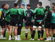 26 January 2022; Tom O’Toole, centre, during Ireland Rugby squad training at IRFU HPC at the Sport Ireland Campus in Dublin. Photo by David Fitzgerald/Sportsfile