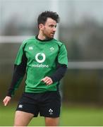 26 January 2022; Hugo Keenan during Ireland Rugby squad training at IRFU HPC at the Sport Ireland Campus in Dublin. Photo by David Fitzgerald/Sportsfile