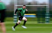 26 January 2022; Peter O’Mahony during Ireland Rugby squad training at IRFU HPC at the Sport Ireland Campus in Dublin. Photo by Brendan Moran/Sportsfile