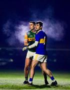 12 January 2022; Paul Geaney of Kerry and Shane O'Connell of Tipperary during the McGrath Cup Group B match between Tipperary and Kerry at Moyne Templetuohy GAA Club in Templetuohy, Tipperary. Photo by Brendan Moran/Sportsfile