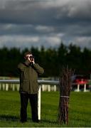 27 January 2022; Trainer Gordon Elliott looks on during the Connolly`s RED MILLS Irish EBF Ladies Auction Maiden Hurdle at Gowran Park in Kilkenny. Photo by Harry Murphy/Sportsfile