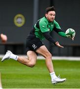 26 January 2022; Hugo Keenan during Ireland Rugby squad training at IRFU HPC at the Sport Ireland Campus in Dublin. Photo by Brendan Moran/Sportsfile