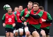 26 January 2022; Jordan Larmour during Ireland Rugby squad training at IRFU HPC at the Sport Ireland Campus in Dublin. Photo by Brendan Moran/Sportsfile