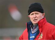 29 January 2022; Kilkerrin-Clonberne manager Willie Ward during the 2021 currentaccount.ie All-Ireland Ladies Senior Club Football Championship Final match between Mourneabbey and Kilkerrin-Clonberne at St Brendan's Park in Birr, Offaly. Photo by Piaras Ó Mídheach/Sportsfile
