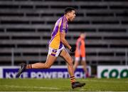29 January 2022; Craig Dias of Kilmacud Crokes celebrates after scoring his side's first goal during the AIB GAA Football All-Ireland Senior Club Championship Semi-Final match between Pádraig Pearses, Roscommon, and Kilmacud Crokes, Dublin, at Kingspan Breffni in Cavan. Photo by Daire Brennan/Sportsfile