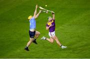 29 January 2022; Conor McDonald of Wexford in action against Daire Gray of Dublin during the Walsh Cup Final match between Dublin and Wexford at Croke Park in Dublin. Photo by Stephen McCarthy/Sportsfile