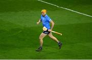 29 January 2022; Ronan Hayes of Dublin after scoring his side's second goal during the Walsh Cup Final match between Dublin and Wexford at Croke Park in Dublin. Photo by Stephen McCarthy/Sportsfile