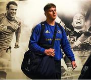 29 January 2022; Joe McCarthy of Leinster arrives before the United Rugby Championship match between Cardiff and Leinster at Cardiff Arms Park in Cardiff, Wales. Photo by Harry Murphy/Sportsfile