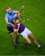 29 January 2022; Jack O'Connor of Wexford in action against Paddy Smyth of Dublin during the Walsh Cup Final match between Dublin and Wexford at Croke Park in Dublin. Photo by Stephen McCarthy/Sportsfile