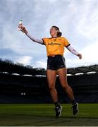 31 January 2022; ‘Breakfast of Champions’ - In attendance at a photocall to announce that Yoplait are the new sponsors of the LGFA’s Third-Level Championships is DCU & Dublin's Jennifer Dunne. Yoplait have also been installed as ‘Official Yogurt of the LGFA’. Photo by Stephen McCarthy/Sportsfile
