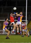 29 January 2022; Niall Daly of Pádraig Pearse's in action against Shane Horan of Kilmacud Crokes during the AIB GAA Football All-Ireland Senior Club Championship Semi-Final match between Pádraig Pearses, Roscommon, and Kilmacud Crokes, Dublin, at Kingspan Breffni in Cavan. Photo by Daire Brennan/Sportsfile