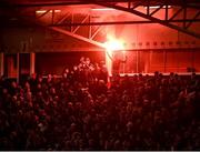 29 January 2022; Supporters during the AIB GAA Football All-Ireland Senior Club Championship Semi-Final match between Pádraig Pearses, Roscommon, and Kilmacud Crokes, Dublin, at Kingspan Breffni in Cavan. Photo by David Fitzgerald/Sportsfile