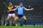 29 January 2022; Eoghan O'Donnell of Dublin in action against Conor McDonald of Wexford during the Walsh Cup Final match between Dublin and Wexford at Croke Park in Dublin. Photo by Stephen McCarthy/Sportsfile