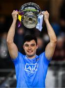 29 January 2022; Dublin captain Eoghan O'Donnell lifts the cup following the Walsh Cup Final match between Dublin and Wexford at Croke Park in Dublin. Photo by Stephen McCarthy/Sportsfile
