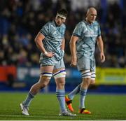 29 January 2022; Joe McCarthy and Devin Toner of Leinster during the United Rugby Championship match between Cardiff and Leinster at Cardiff Arms Park in Cardiff, Wales. Photo by Harry Murphy/Sportsfile