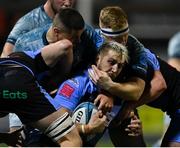 29 January 2022; Josh Turnbull of Cardiff is tackled by James Tracy of Leinster during the United Rugby Championship match between Cardiff and Leinster at Cardiff Arms Park in Cardiff, Wales. Photo by Harry Murphy/Sportsfile