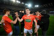 29 January 2022; Jarly Og Burns of Armagh following the Allianz Football League Division 1 match between Dublin and Armagh at Croke Park in Dublin. Photo by Stephen McCarthy/Sportsfile