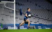 29 January 2022; Dublin goalkeeper Evan Comerford during the Allianz Football League Division 1 match between Dublin and Armagh at Croke Park in Dublin. Photo by Stephen McCarthy/Sportsfile