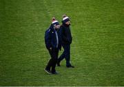 30 January 2022; Cork manager Keith Ricken, left, and selector John Cleary before the Allianz Football League Division 2 match between Roscommon and Cork at Dr Hyde Park in Roscommon. Photo by David Fitzgerald/Sportsfile