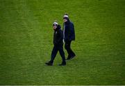 30 January 2022; Cork selector John Cleary, left, and manager Keith Ricken before the Allianz Football League Division 2 match between Roscommon and Cork at Dr Hyde Park in Roscommon. Photo by David Fitzgerald/Sportsfile