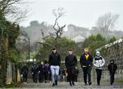 30 January 2022; Spectators arrive before the Allianz Football League Division 2 match between Roscommon and Cork at Dr Hyde Park in Roscommon. Photo by David Fitzgerald/Sportsfile