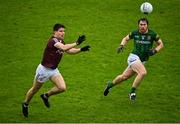 30 January 2022; Seán Kelly of Galway in action against Padraic Harnan of Meath during the Allianz Football League Division 2 match between Galway and Meath at Pearse Stadium in Galway. Photo by Seb Daly/Sportsfile