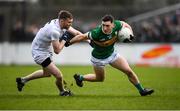30 January 2022; Paudie Clifford of Kerry in action against James Murray of Kildare during the Allianz Football League Division 1 match between Kildare and Kerry at St Conleth's Park in Newbridge, Kildare. Photo by Stephen McCarthy/Sportsfile