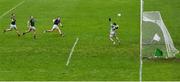 30 January 2022; Robert Finnerty of Galway scores a point during the Allianz Football League Division 2 match between Galway and Meath at Pearse Stadium in Galway. Photo by Seb Daly/Sportsfile