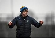 30 January 2022; Roscommon manager Anthony Cunningham during the Allianz Football League Division 2 match between Roscommon and Cork at Dr Hyde Park in Roscommon. Photo by David Fitzgerald/Sportsfile