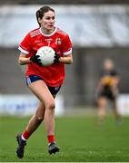 29 January 2022; Claire Dunleavy of Kilkerrin-Clonberne during the 2021 currentaccount.ie All-Ireland Ladies Senior Club Football Championship Final match between Mourneabbey and Kilkerrin-Clonberne at St Brendan's Park in Birr, Offaly. Photo by Piaras Ó Mídheach/Sportsfile