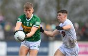30 January 2022; Killian Spillane of Kerry in action against Jack Sargent of Kildare during the Allianz Football League Division 1 match between Kildare and Kerry at St Conleth's Park in Newbridge, Kildare. Photo by Stephen McCarthy/Sportsfile