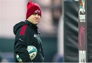 29 January 2022; Munster head coach Johann van Graan during the warm up before the United Rugby Championship match between Zebre Parma and Munster at Stadio Sergio Lanfranchi in Parma, Italy. Photo by Roberto Bregani/Sportsfile