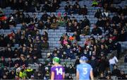 29 January 2022; Spectators in the Hogan Stand during the Walsh Cup Final match between Dublin and Wexford at Croke Park in Dublin. Photo by Ray McManus/Sportsfile